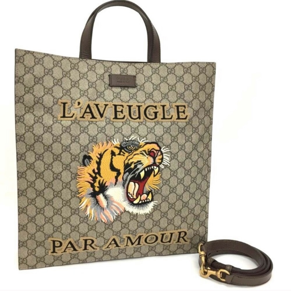 Gucci tiger tote